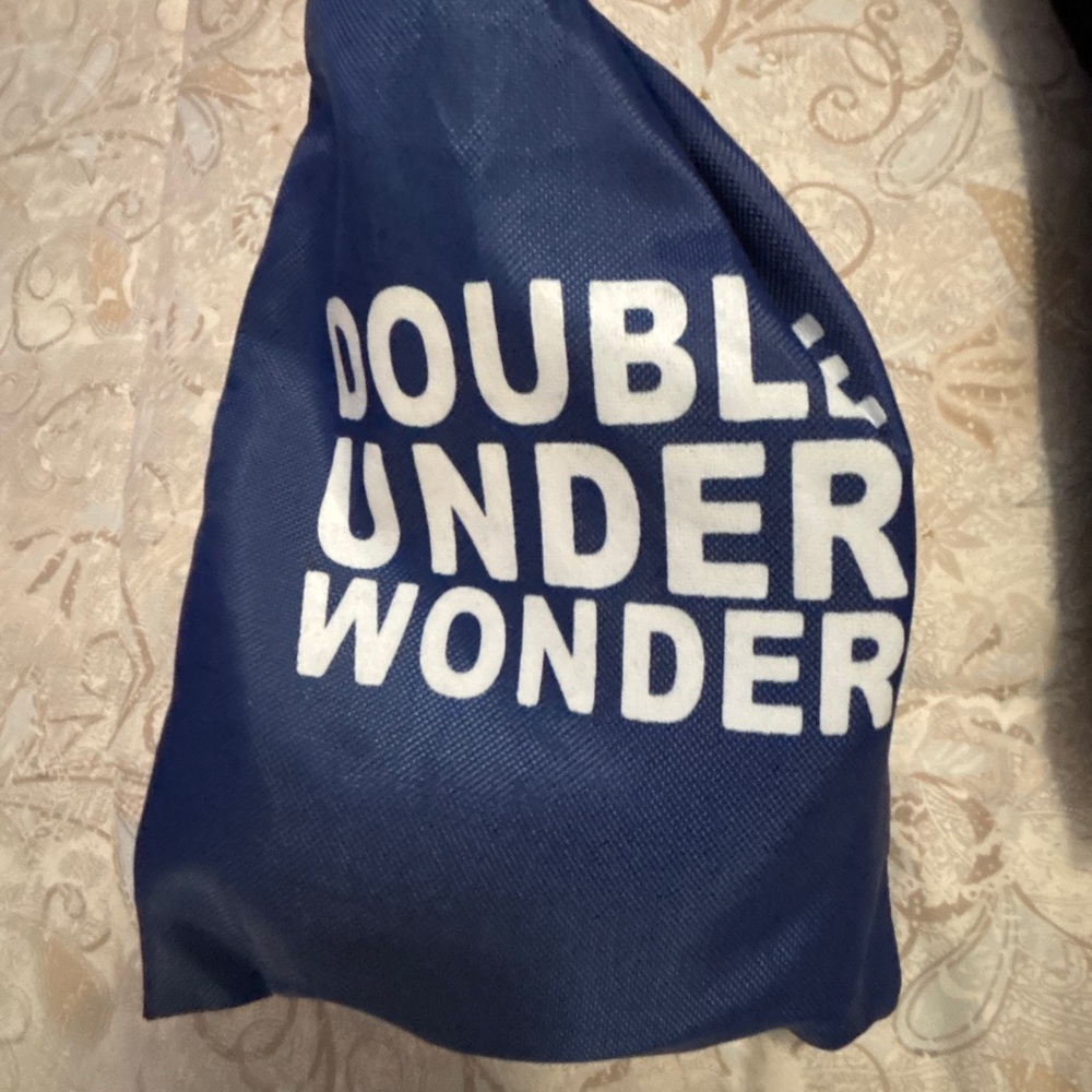 Double Under Wonder Blue Drawstring Bag